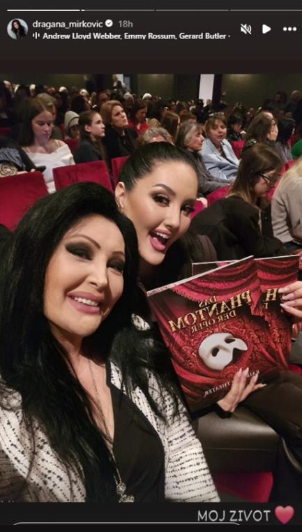 Dragana Mirković sa ćerkom