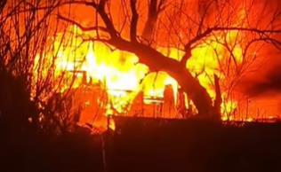 požar Kaluđerica barake