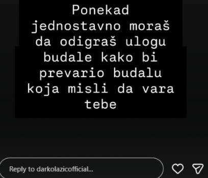 Darko Lazić zaintrigirao javnost