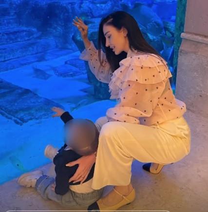 Katarina Živković sa sinom