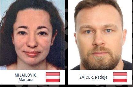 Radoje Zvicer i Marijana Mijailović