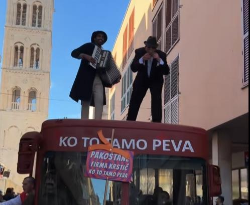 Autobus iz Ko to tamo peva u zadru