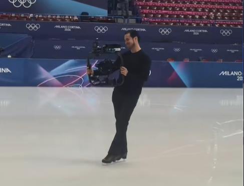 Džordan Kaun, snimatelj umetničkog klizanja na ZOI