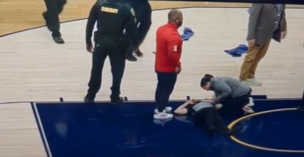 Sudija leži posle udarca