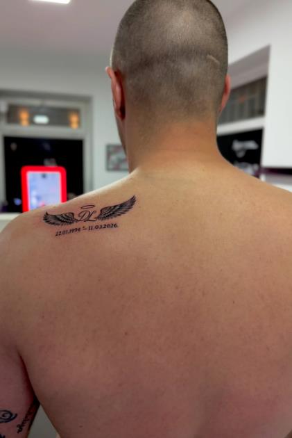 Tetovaža posvećena Draganu Laziću