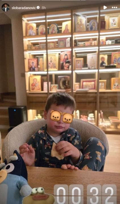 Deo vile u kojoj živi Sloba Radanovića kao crkva