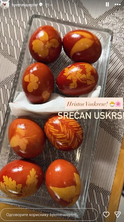 Ema Cepter farba jaja