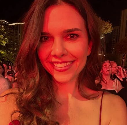 Anica Lazić na koncertu Rikija Martina
