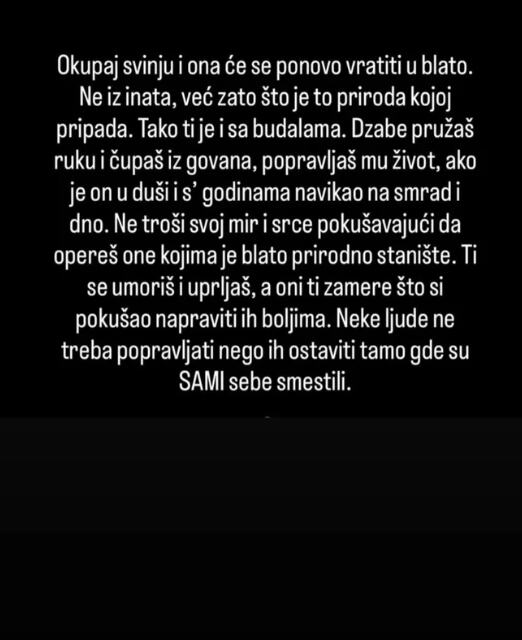 Svi misle da je Anđela isprozivala Gastoza