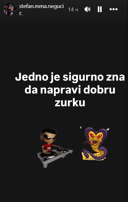 Objava Stefana Negucića
