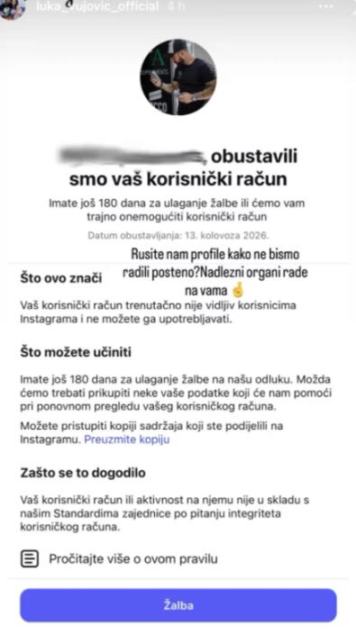 Luka Vujović besan