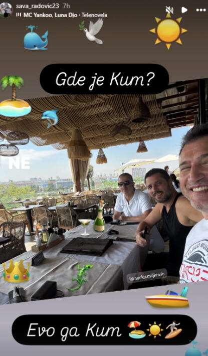 Marko Marković pokazao kuma