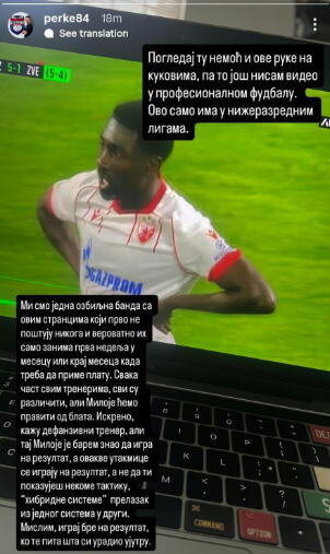 Objava Marka Perovića