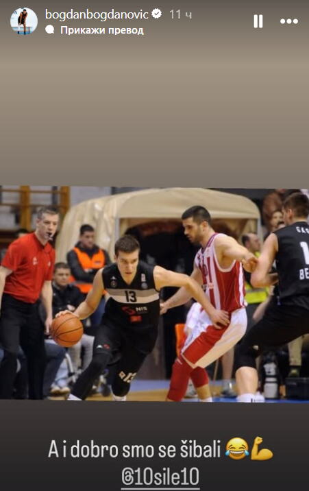 Bogdan Bogdanović objava na Instagramu