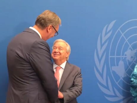 Aleksandar Vučić Antonio Gutereš