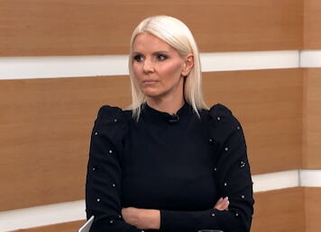 Ivana Vučićević u studiju Kurir televizije
