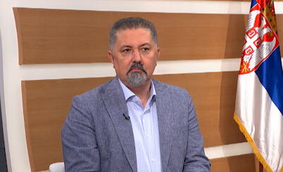Saša Milovanović u studiju Kurir televizije