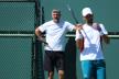 Goran Ivanišević i Novak Đoković