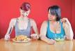 stockphototailoreddietskinnywomanishappybecauseshecaneathugemealswhiletheoverweightwomanis79971595.jpg