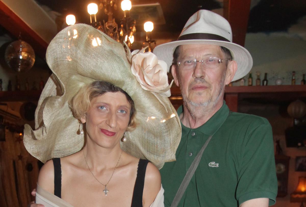 Isidora Bjelica sa suprugom Nebojšom