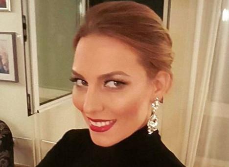 Kalina Kovačević u crnoj rolci