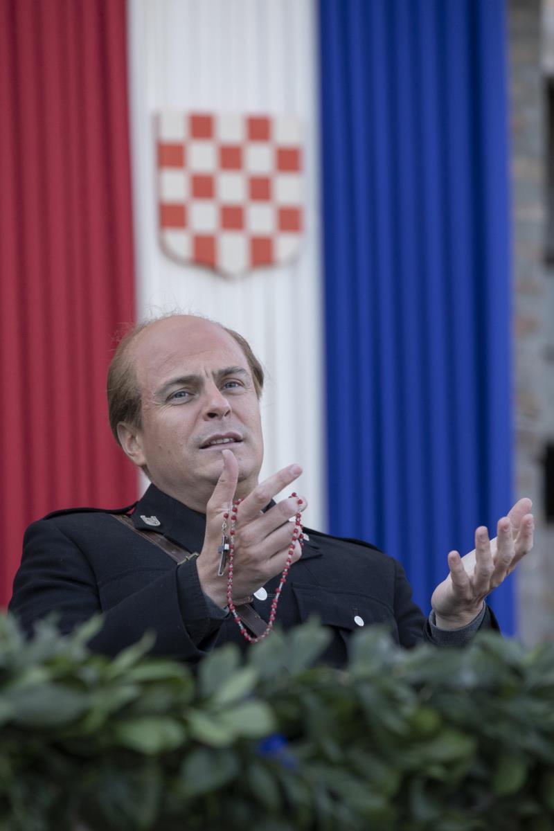 Vuk Kostić kao Miroslav Filipović u filmu „Dara iz Jasenovca”