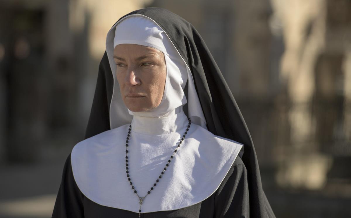 Tatjana Kecman kao časna sestra Barta Pulherija u filmu „Dara iz Jasenovca”