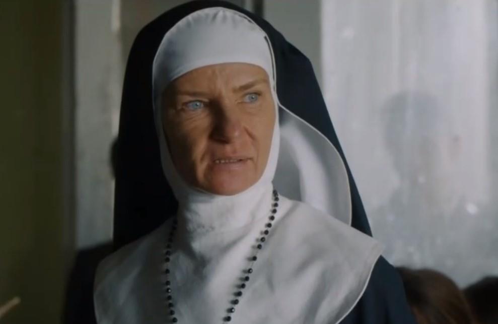 Tatjana Kecman kao časna sestra Barta Pulherija u filmu „Dara iz Jasenovca”