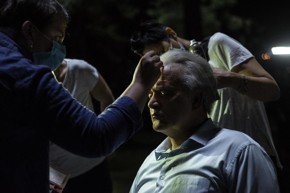 Boris Isaković kao Slobodan Milošević u seriji Porodica