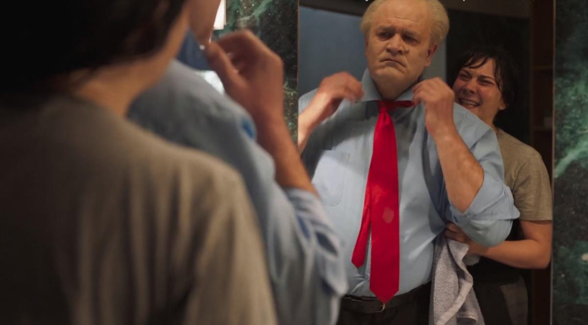 Boris Isaković kao Slobodan Milošević u seriji Porodica