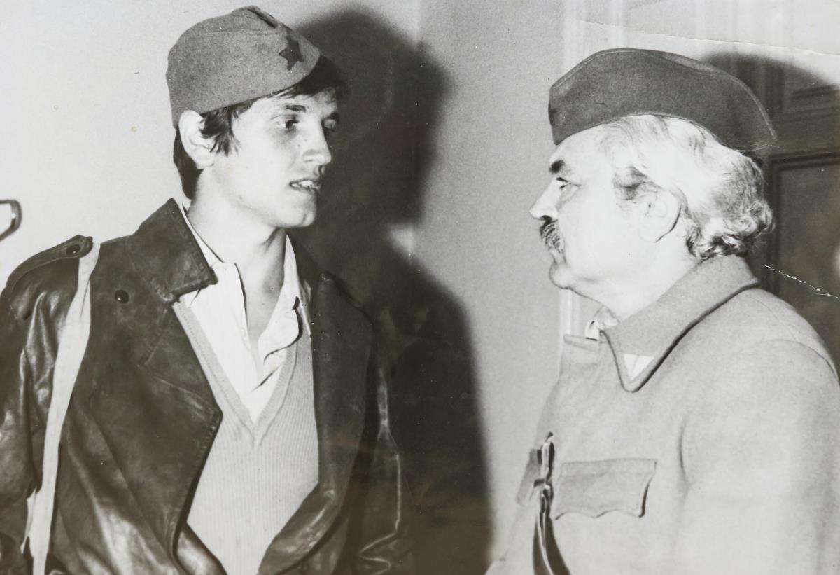 Radoš Bajić sa oskarovcem Sergejem Bondaruckom