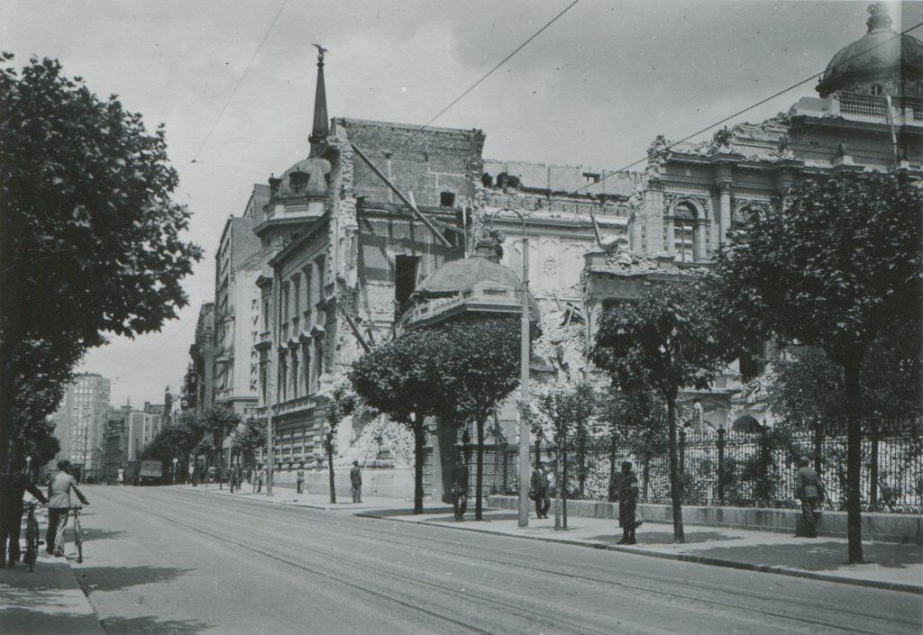 Beograd posle bombardovanja 6. aprila 1941.