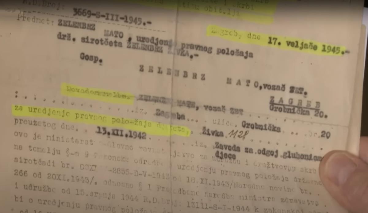 Živko Ivančević na spisku Diane Budisavljević