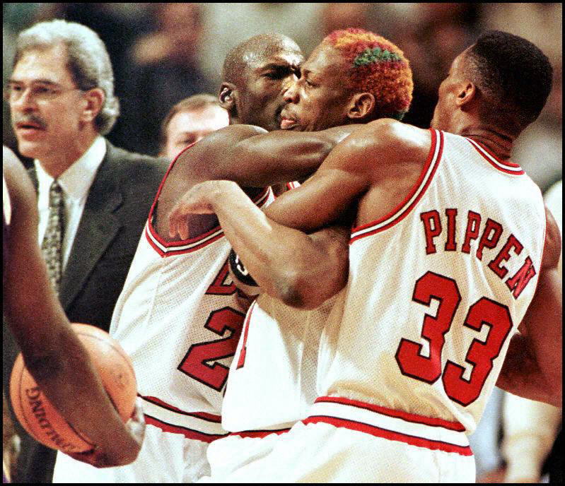Denis Rodman na terenu
