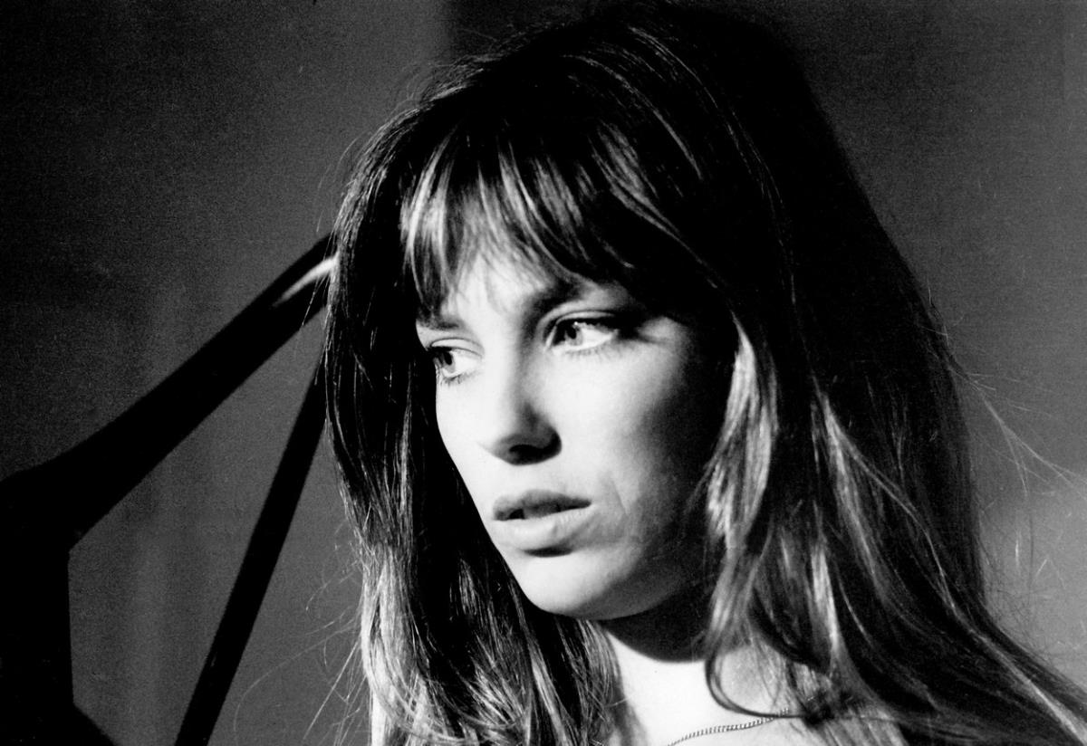 Džejn Birkin u mladosti, crno bela fotografija