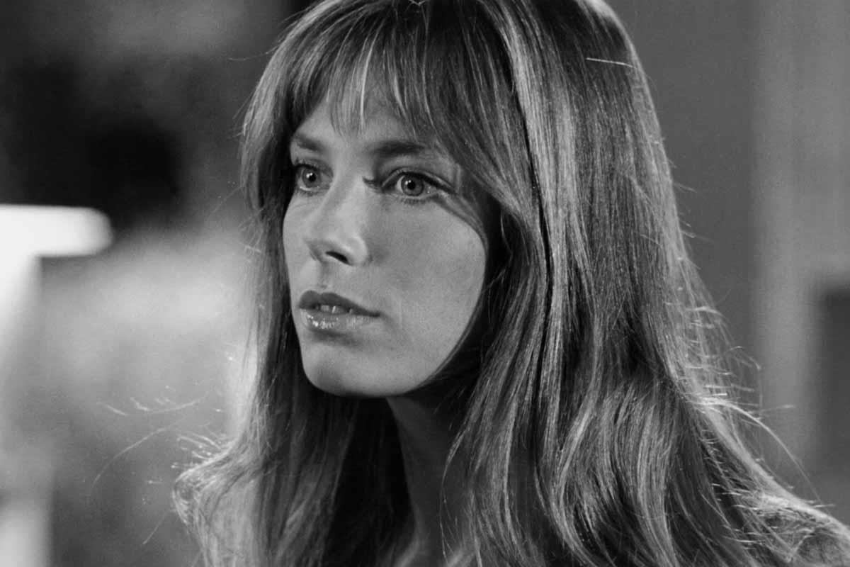 Džejn Birkin u mladosti, crno bela fotografija