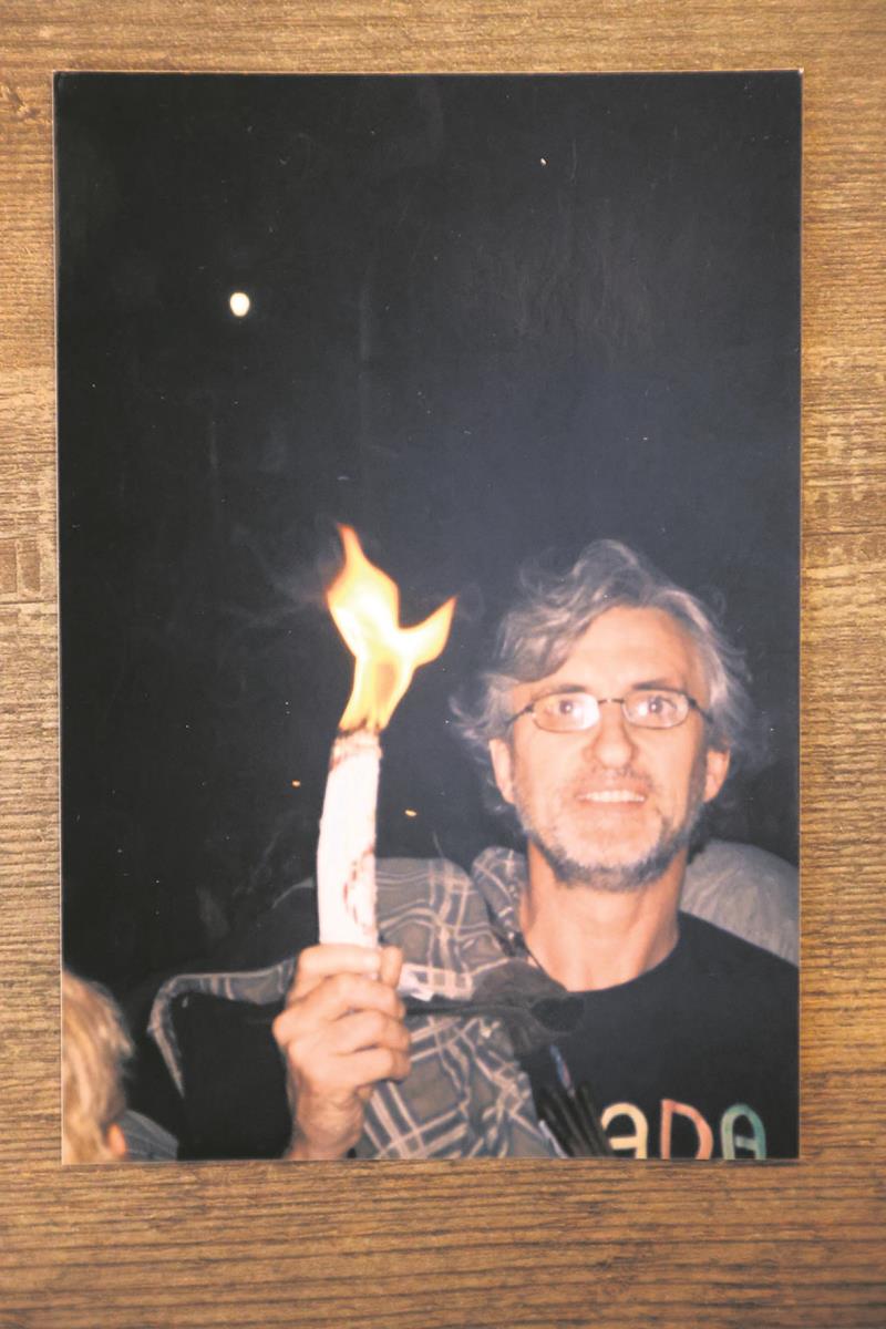 Gojko Baletić u Jerusalimu sa Svetim plamenom