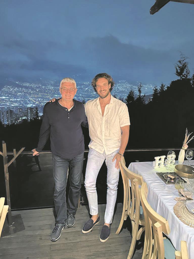 Gojko Baletić sa sinom