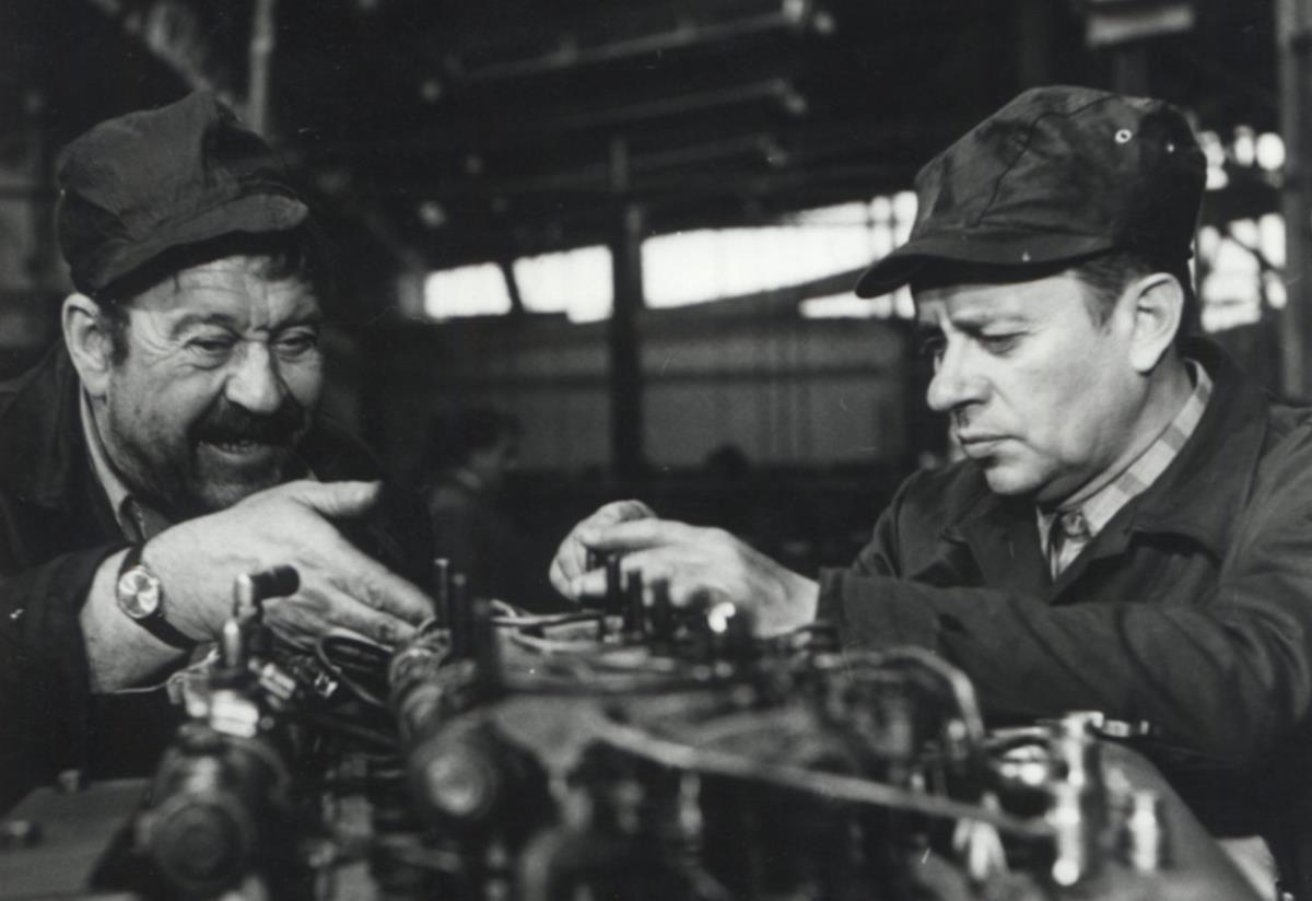 Pavle Vuisić i Miodrag Petrović Čkalja u serijalu Kamiondžije