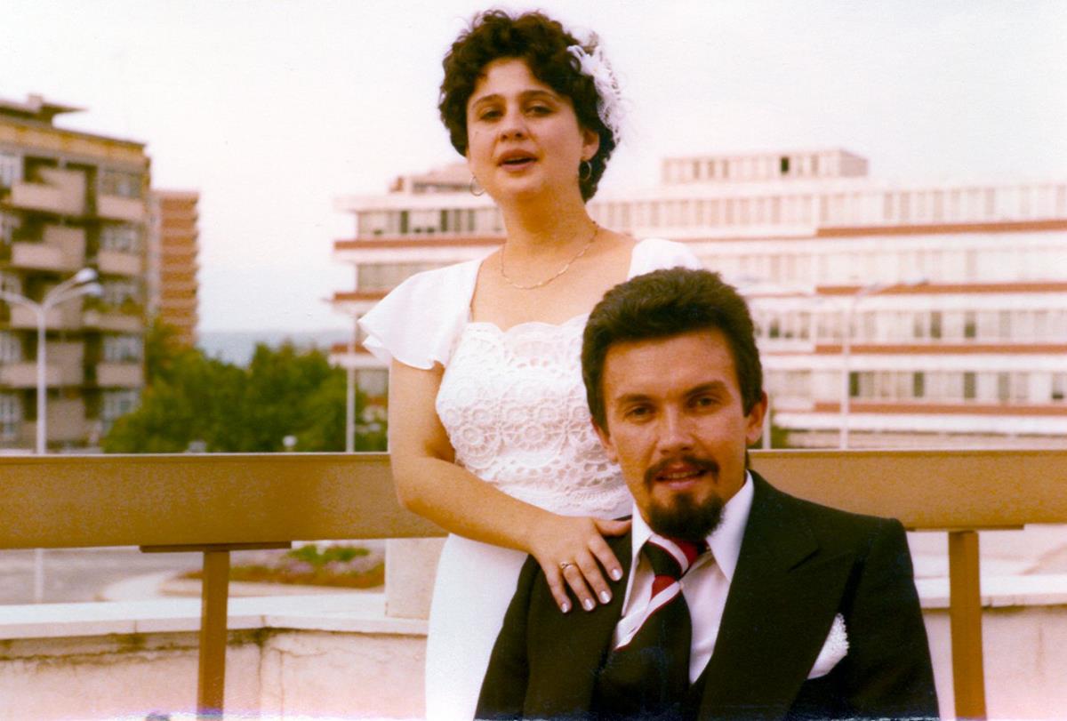 Ljiljana Habjanović Đurović slika sa venčanja sa suprugom Milovanom 13.08.1978.