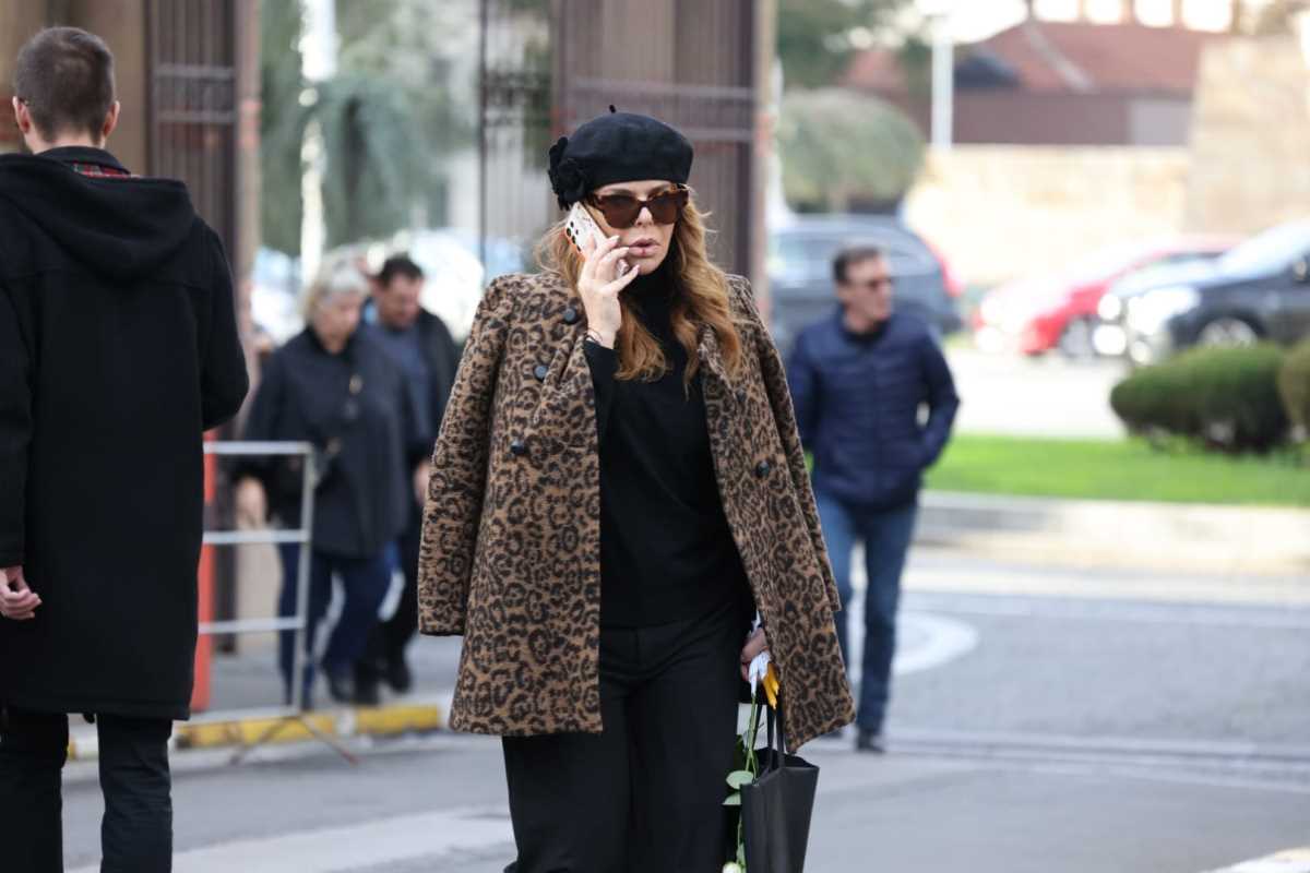 Srna Lango na kremaciji Žarka Lauševića