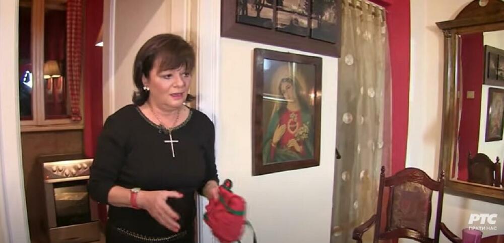 Jelica Sretenović u svom stanu