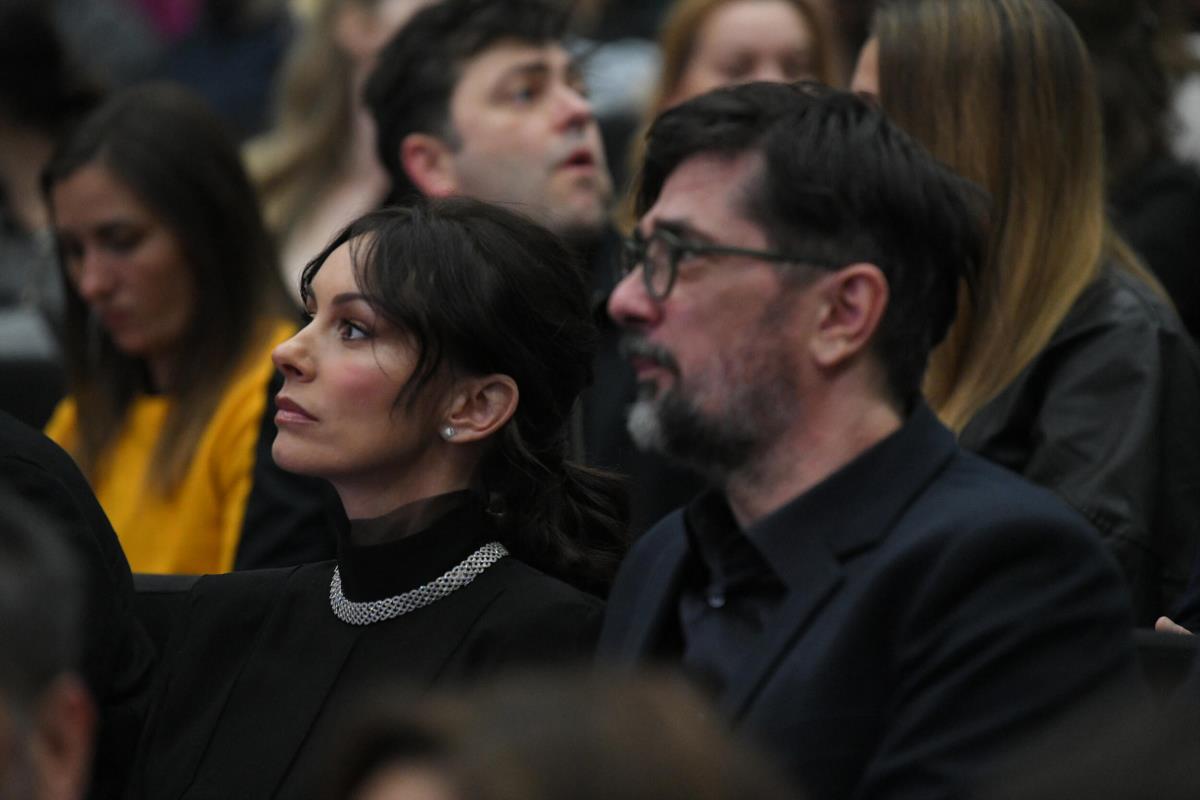 Sloboda Mićalović i Vojin Ćetković na premijeri Jorgovani