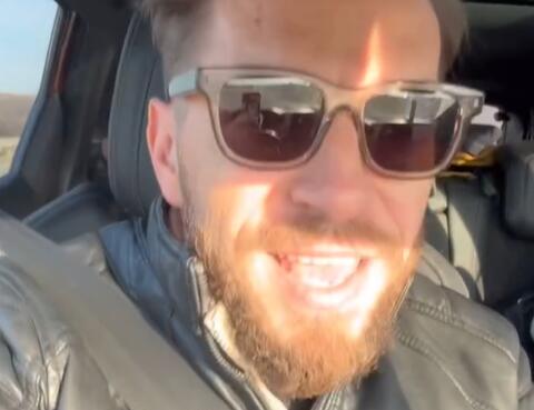 Predrag Damnjanović u kolima