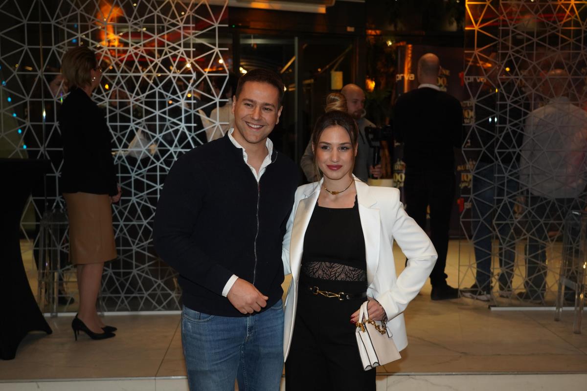 Luka Raco sa partnerkom Ninom Mrđom