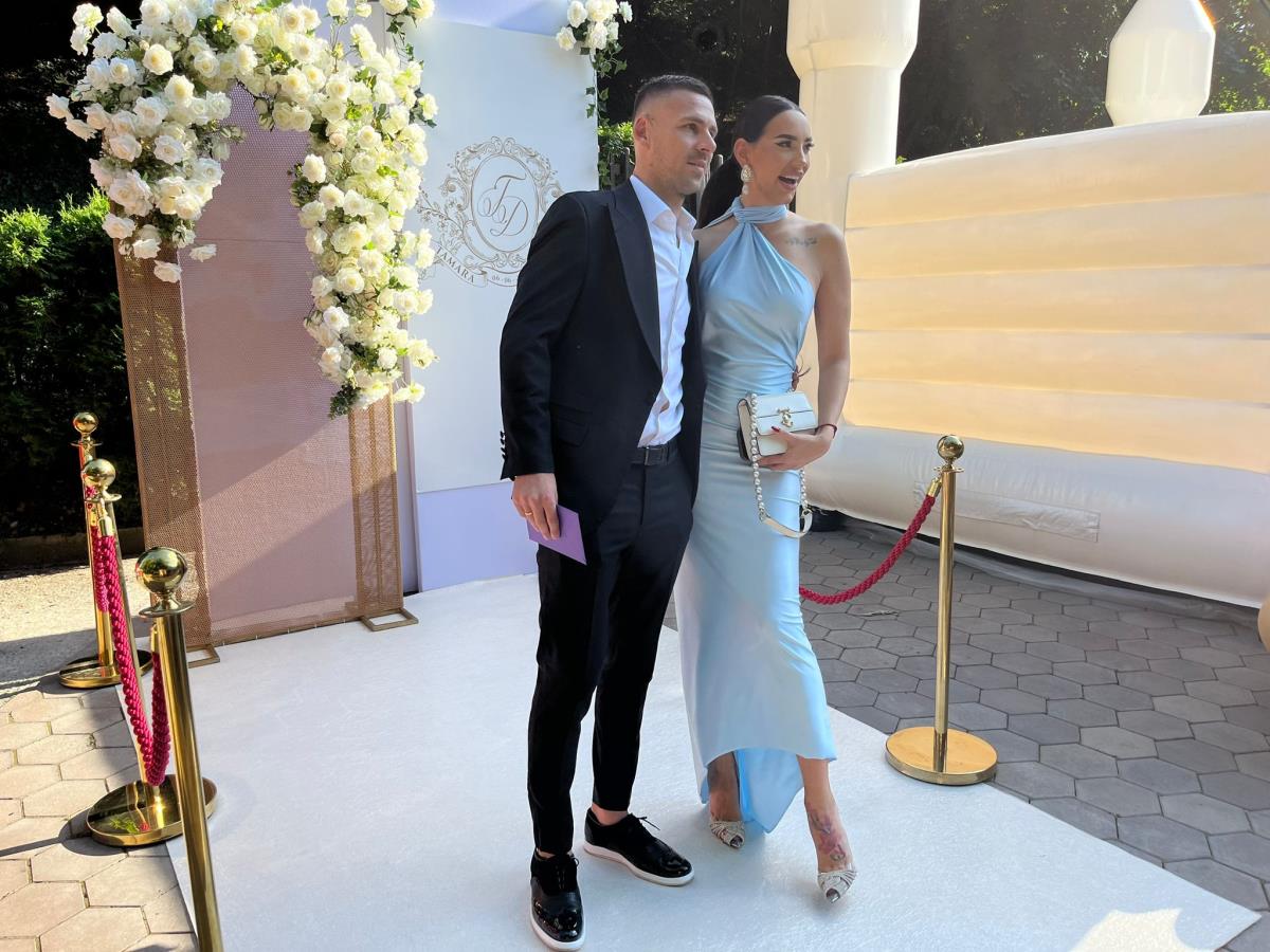 Katarina Grujić sa suprugom Markom Gobeljićem