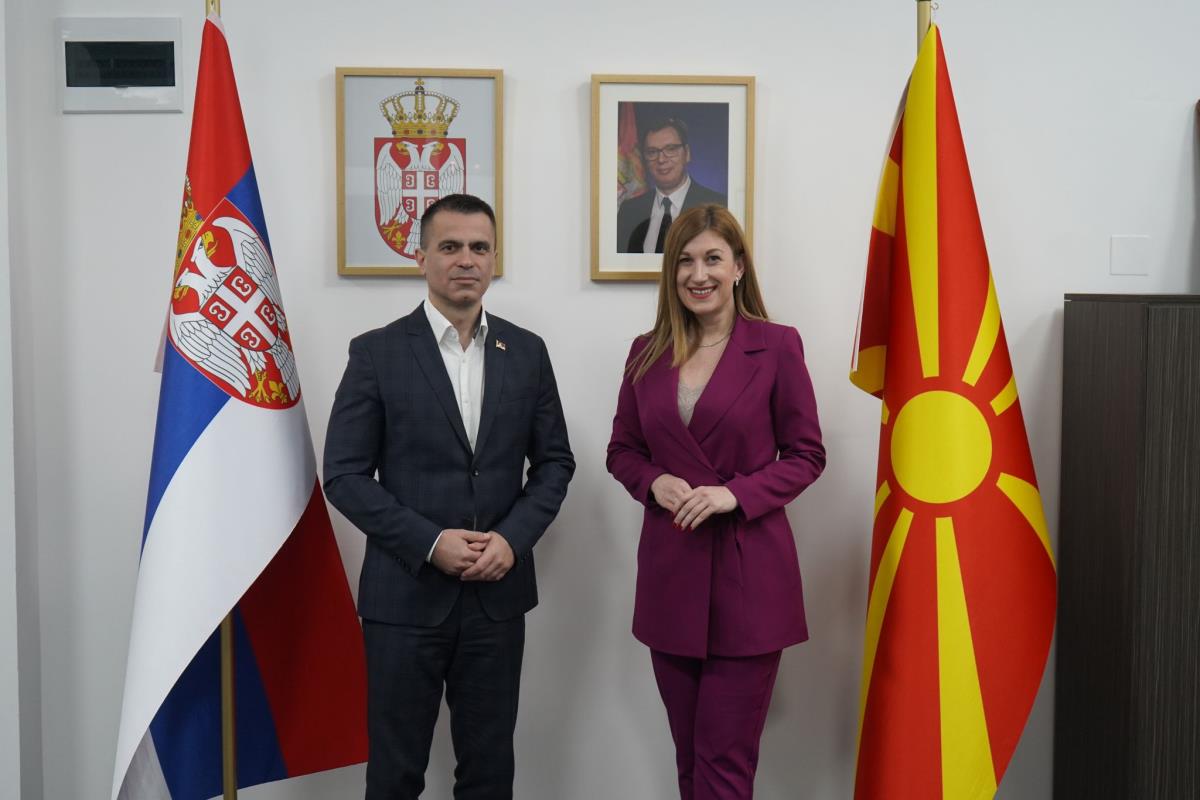 Ministar Milicevic i Nevena Jovanovic, ambasadorka Republike Srbije u Makedoniji.jpeg