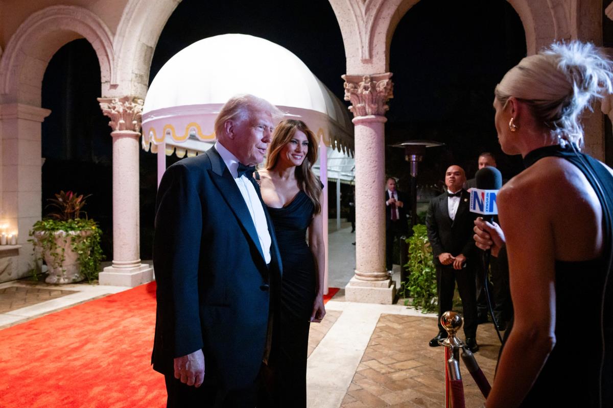 Melanija Tramp i Donald Tramp na novogodišnjoj proslavi profimedia-0951175974.jpg