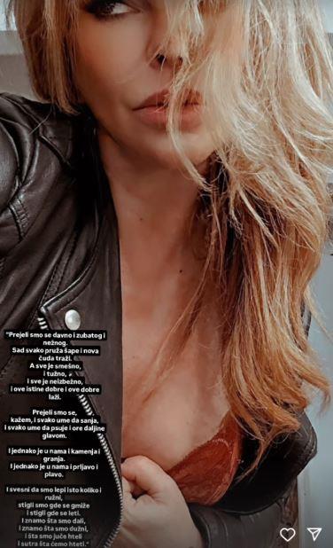 Srna Lango u kožnoj jakni