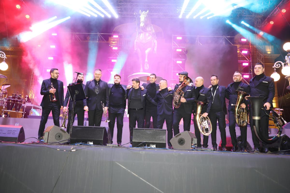 Srpska Nova godina doček Trg republike